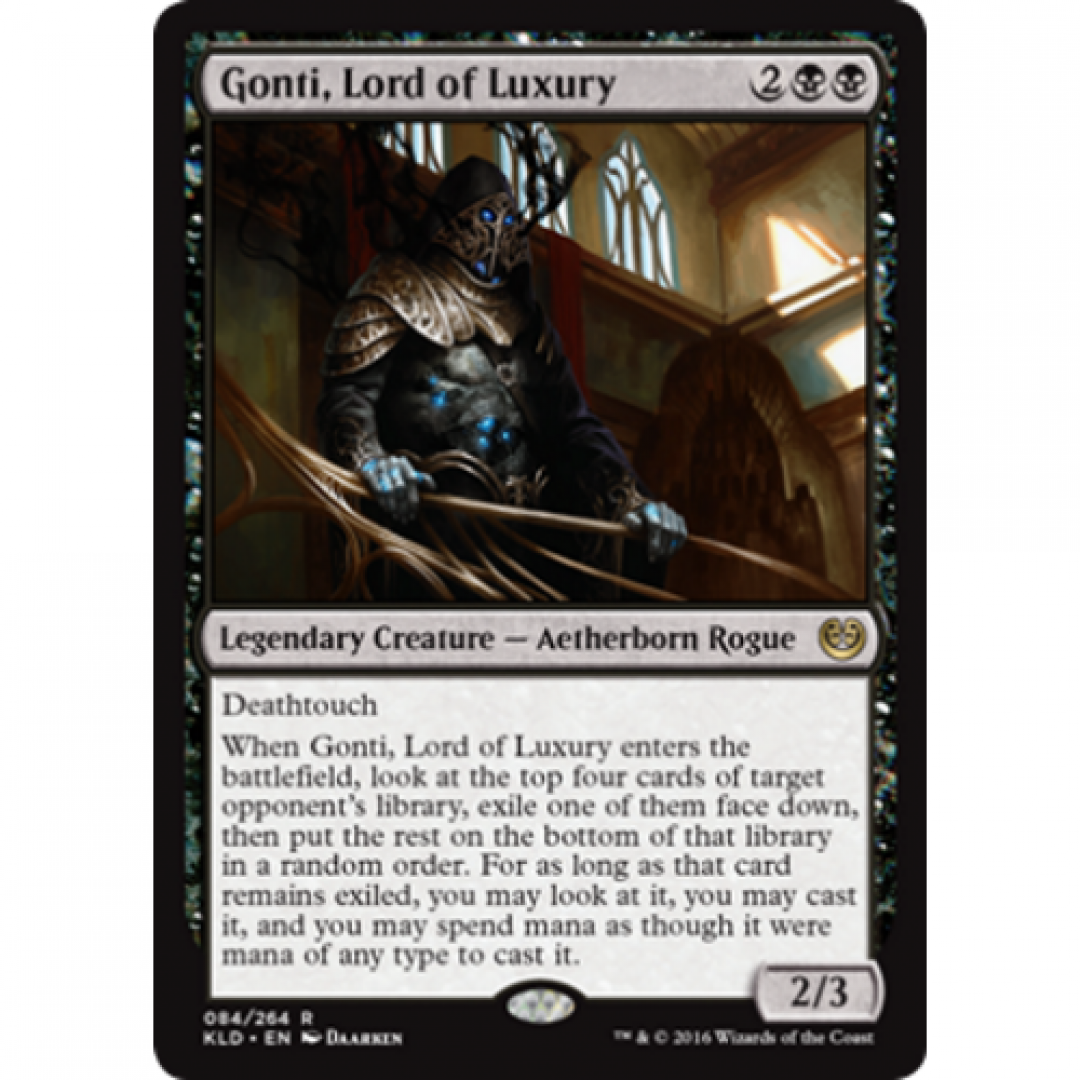 Magic the Gathering : Gonti, Lord of Luxury 084/264 Kaladesh Single Card